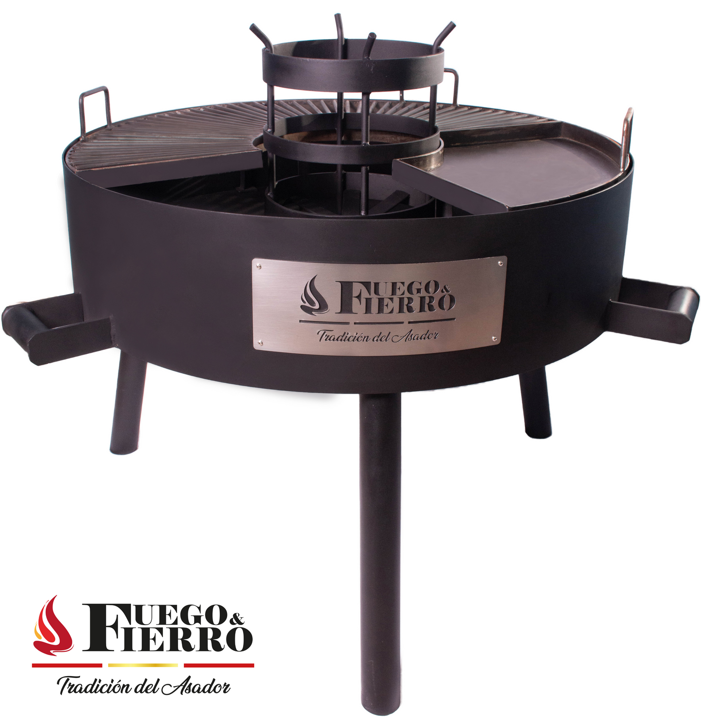 Fogonero Móvil diseñado para ubicarlo en los lugares deseados, aparte de su versatilidad para cocinar es formar parte de la decoración del entorno, dándole un toque especial a tus reuniones.